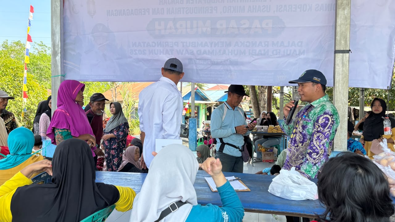 Desa Tanah Abang Turut Meriahkan Pasar Murah dalam Rangka Peringatan Maulid NabI Muhammad SAW